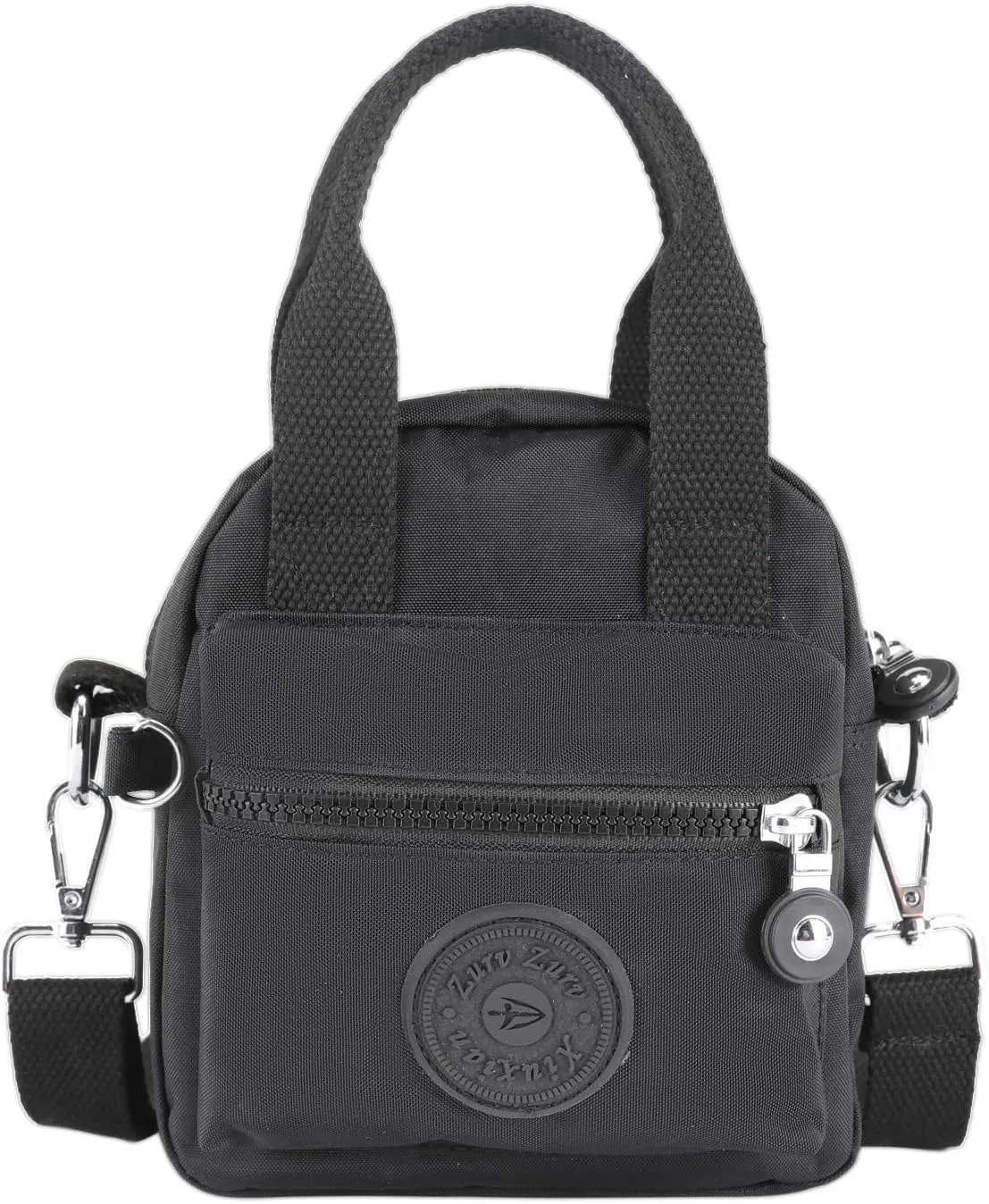 Small Tote Bag with Zipper, Women Waterproof Mini Crossbody Handbags Shoulder Bag Ladies Casual Satchel