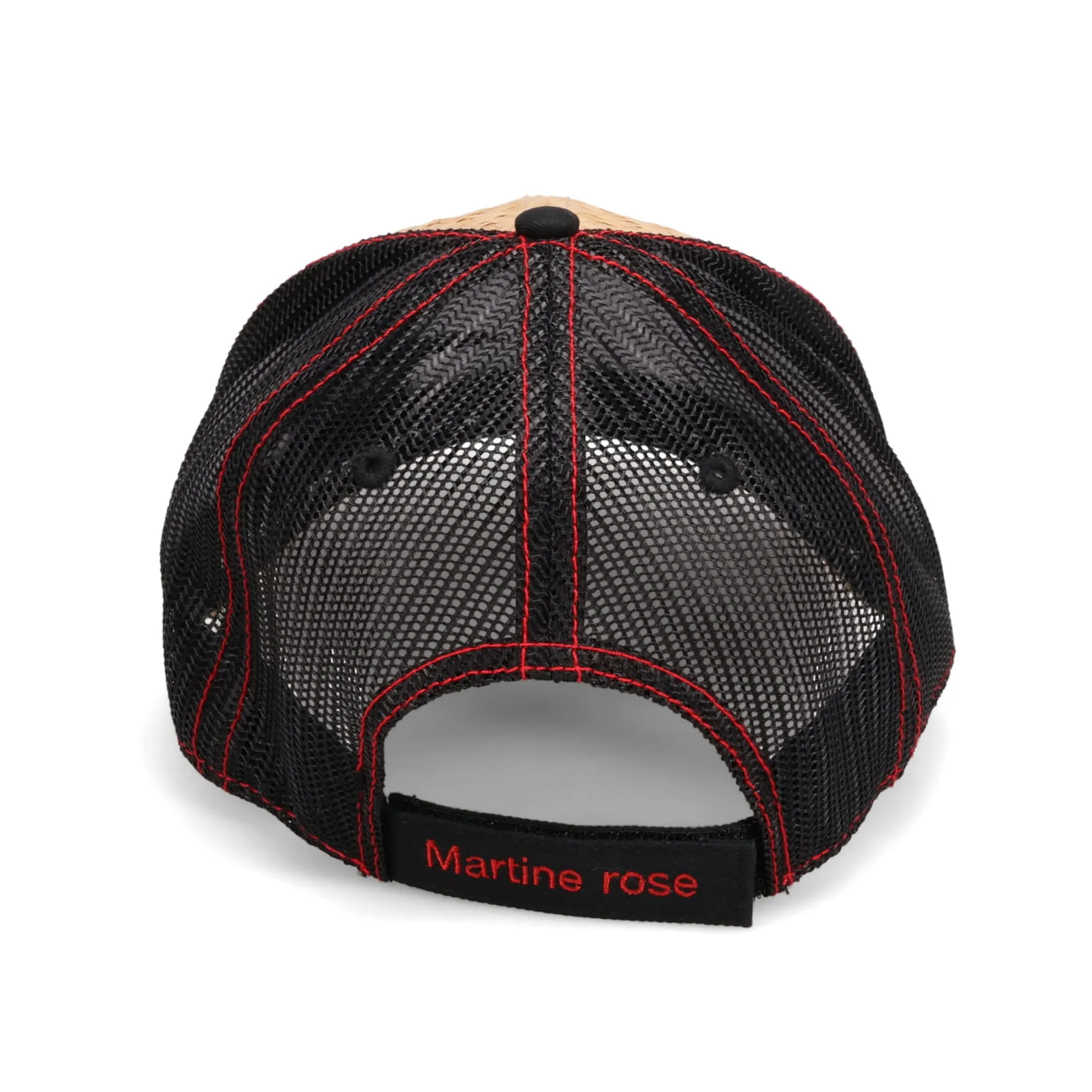STRAW CAP / BEIGE/BLACK