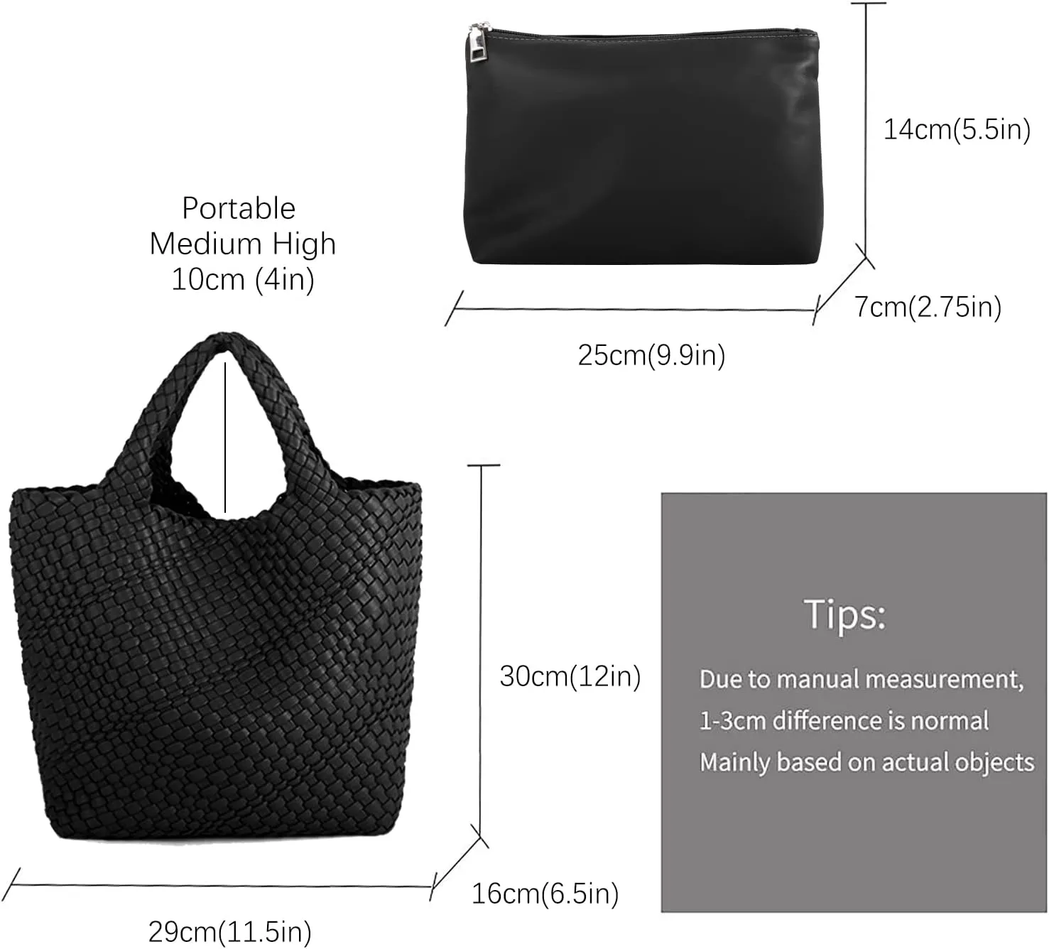 SUMICH Vegan Leather Hand-Woven Bag Purses and Handbags for Woman Top Handle Satchel Bags Ladies Leather Totes