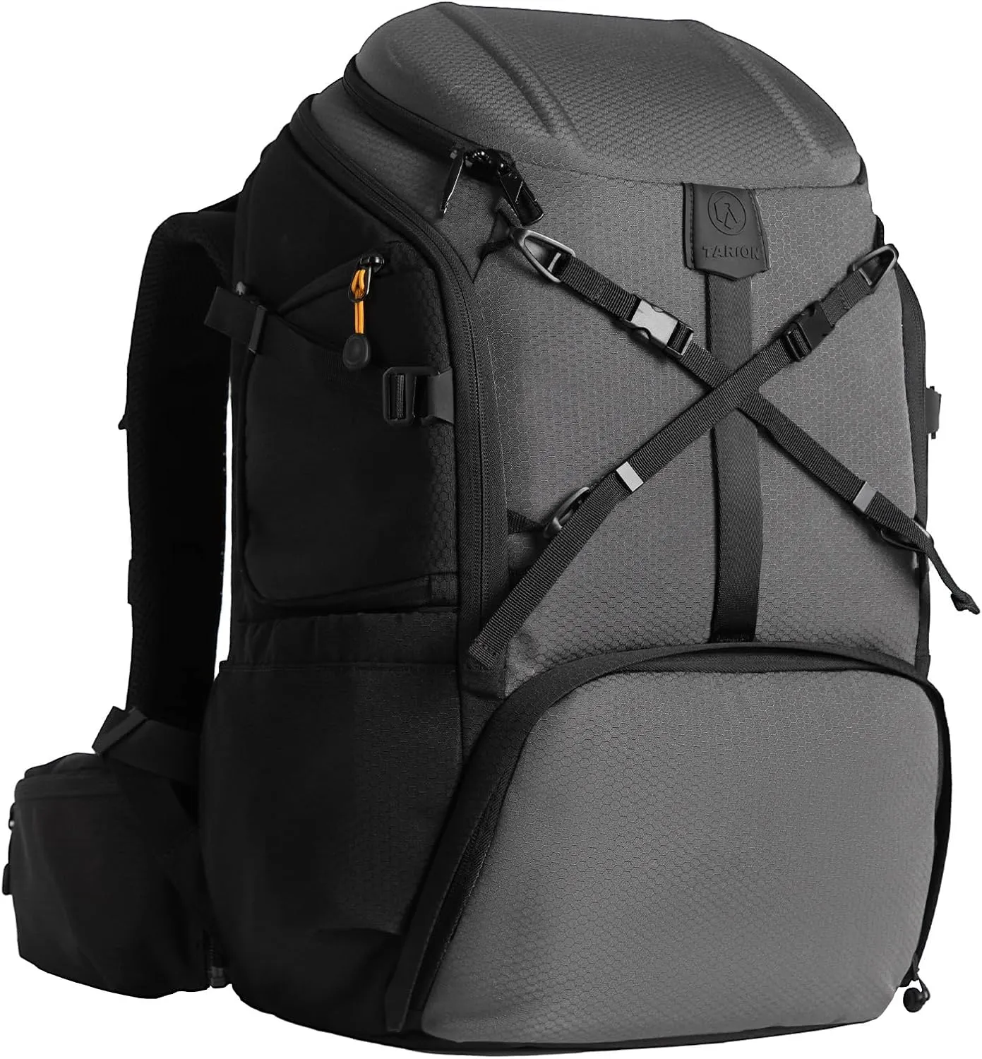TARION Camera Backpack Extra Large: Professional 2-in-1 Hiking Camera Bag Outdoor Photography Backpack with Versatile Extensions Hardshell Top Quick Access Waterproof Cover Photo Backpack Grey HX-XL