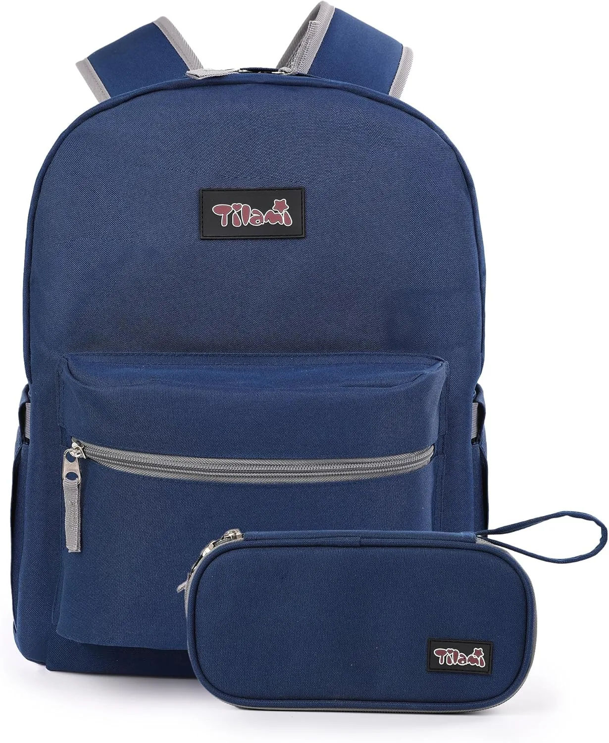 Tilami 20L Basic Backpack for Men and Women,17 inch Laptop Backpack for Travel,Blue