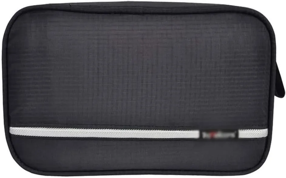Toiletry Bags for Traveling,Toiletry Bag for Men & Women,Hanging Compact Hygiene Bag with 4 Compartments,Waterproof Bathroom Shower Bag(Black)
