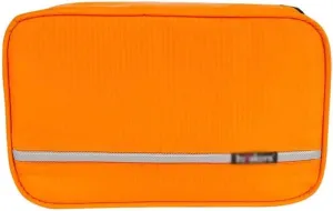 Toiletry Bags for Traveling,Toiletry Bag for Men & Women,Hanging Compact Hygiene Bag with 4 Compartments,Waterproof Bathroom Shower Bag(Orange)