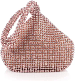 TOPCHANCES Women's Triangle Bling Clutch Purses and Handbags, Rhinestone Evening Bags and Clutches for Women Gilrs