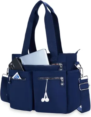 Tote Bag for Women Canvas Handbags for Woman Crossbody Bags with Multiple Pockets