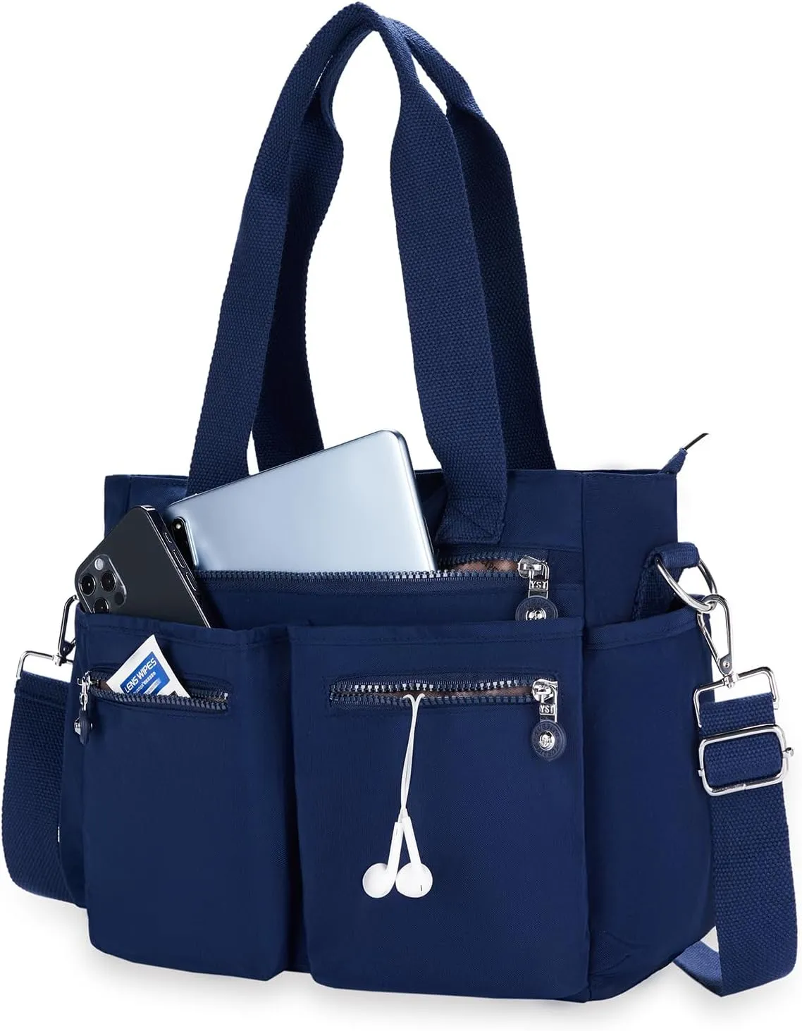 Tote Bag for Women Canvas Handbags for Woman Crossbody Bags with Multiple Pockets