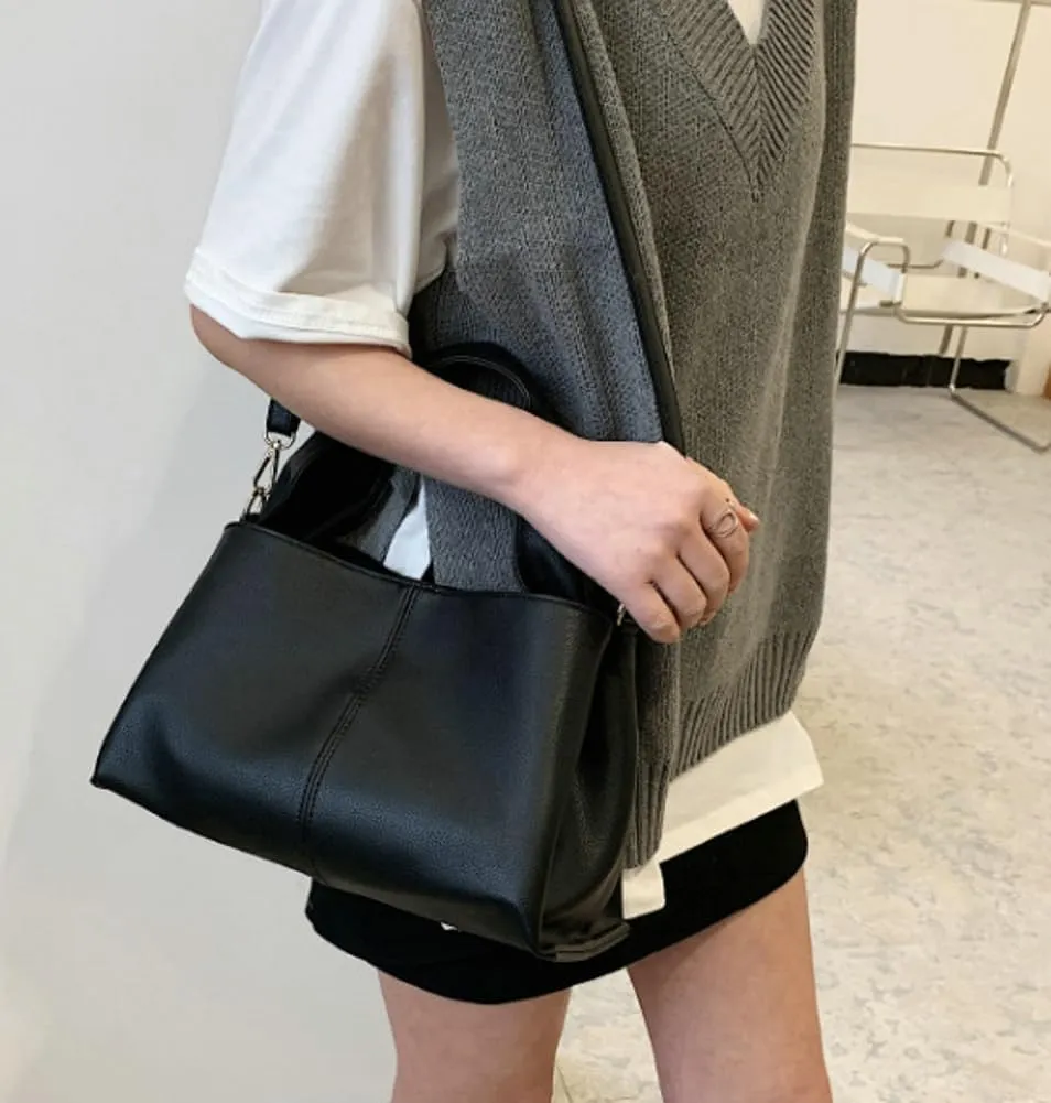 Tote Bag for Women Crossbody Handbag Vegan Leather Cute Tote Purse Trendy Shoulder Handbags and Purses