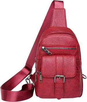 Tote Bag For Women Men Chest Bag Sling Bag Small Crossbody Pu Leather Satchel Day pack Fashion Shoulder Strap Bags G