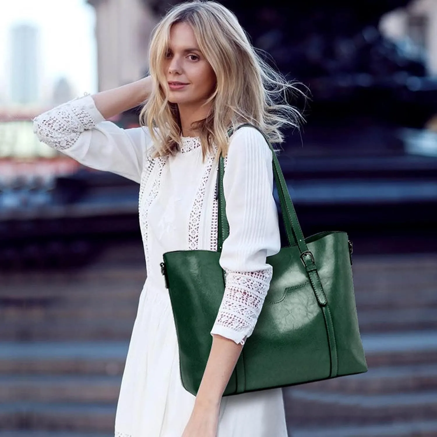 Tote Bag For Women Retro Hobo Handbags Woman Large Designer Ladies Bag Pocket Purse Leather For Daily Shopping Travel E