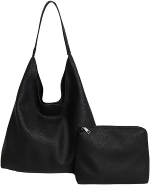 Tote Bag for Women Slouchy Hobo Bags PU Leather Crescent Bag Handbag Trendy Dumpling Bag Work Bags