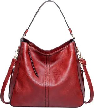 Totes For Storage Hobo Handbags Large Designer Ladies Bag Bucket Purse Faux Leather For Shopping Travel