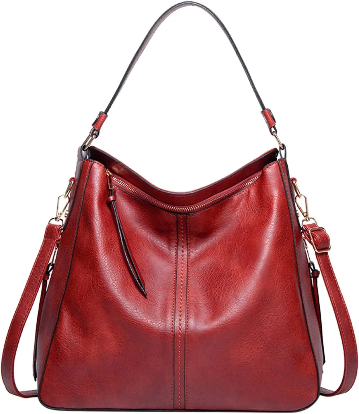 Totes For Storage Hobo Handbags Large Designer Ladies Bag Bucket Purse Faux Leather For Shopping Travel