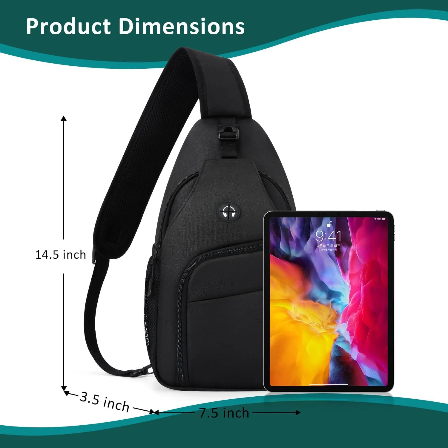 Tuwubi Crossbody Bags for Women Trendy,Sling Bag for Men with Adjustable Shoulder,Travel Essentials Backpack for Traveling