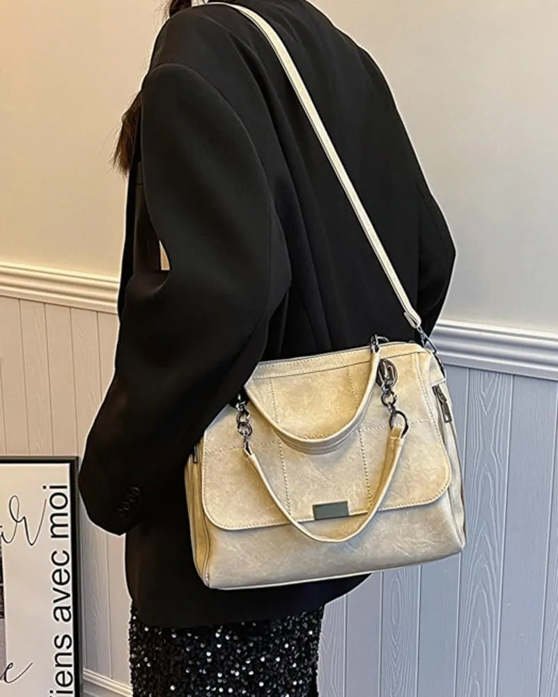 Vegan Leather Totes for Women Large Hobo Shouler Bag Fashion Crossbody Bag Purse Top Handle Satchel for Work Travel