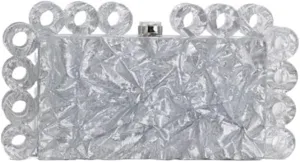 Women Acrylic Box Evening Clutch Bags For Wedding Party Luxury gold bsilver Handbags