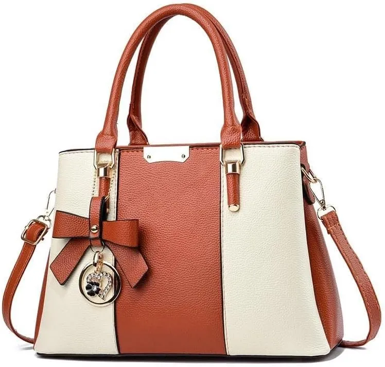Women Handbag Lady Tote Bag Large Capacity Cross-Body Bag Leisure Shoulder Bag with Pocket Casual Daypack Totes