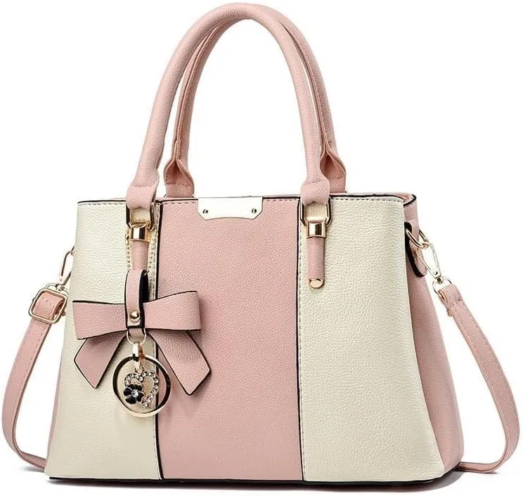 Women Handbag Lady Tote Bag Large Capacity Cross-Body Bag Leisure Shoulder Bag with Pocket Casual Daypack Totes