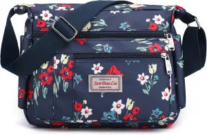 Women Shoulder Handbag Multiple Pockets Bag Ladies Tote Top Handle Satchel Crossbody Purse