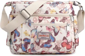 Women Shoulder Handbag Multiple Pockets Bag Ladies Tote Top Handle Satchel Crossbody Purse