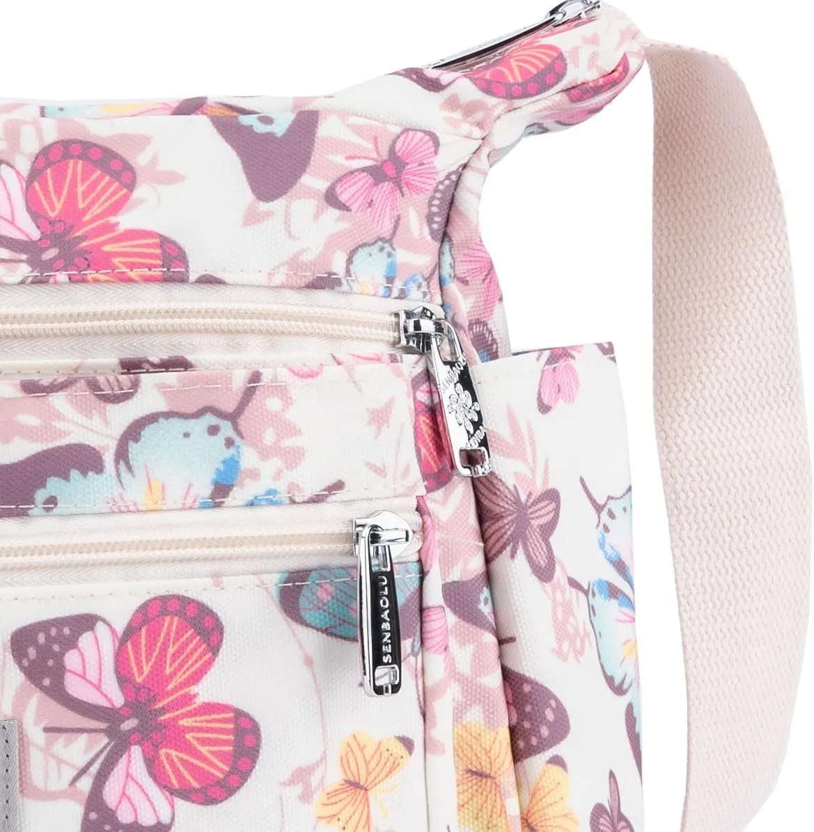 Women Shoulder Handbag Multiple Pockets Bag Ladies Tote Top Handle Satchel Crossbody Purse