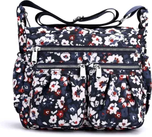 Women Shoulder Handbag Multiple Pockets Bag Ladies Tote Top Handle Satchel Crossbody Purse