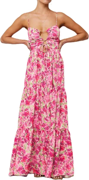 Women Y2k Floral Summer Casual Sleeveless Maxi Dresses Sexy Backless Bodycon Dresses Spaghetti Strap Long Dresses