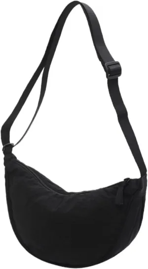 Women's Casual Nylon Crossbody Bag, Lightweight Waterproof Shoulder Tote Bag with Multiple Pockets