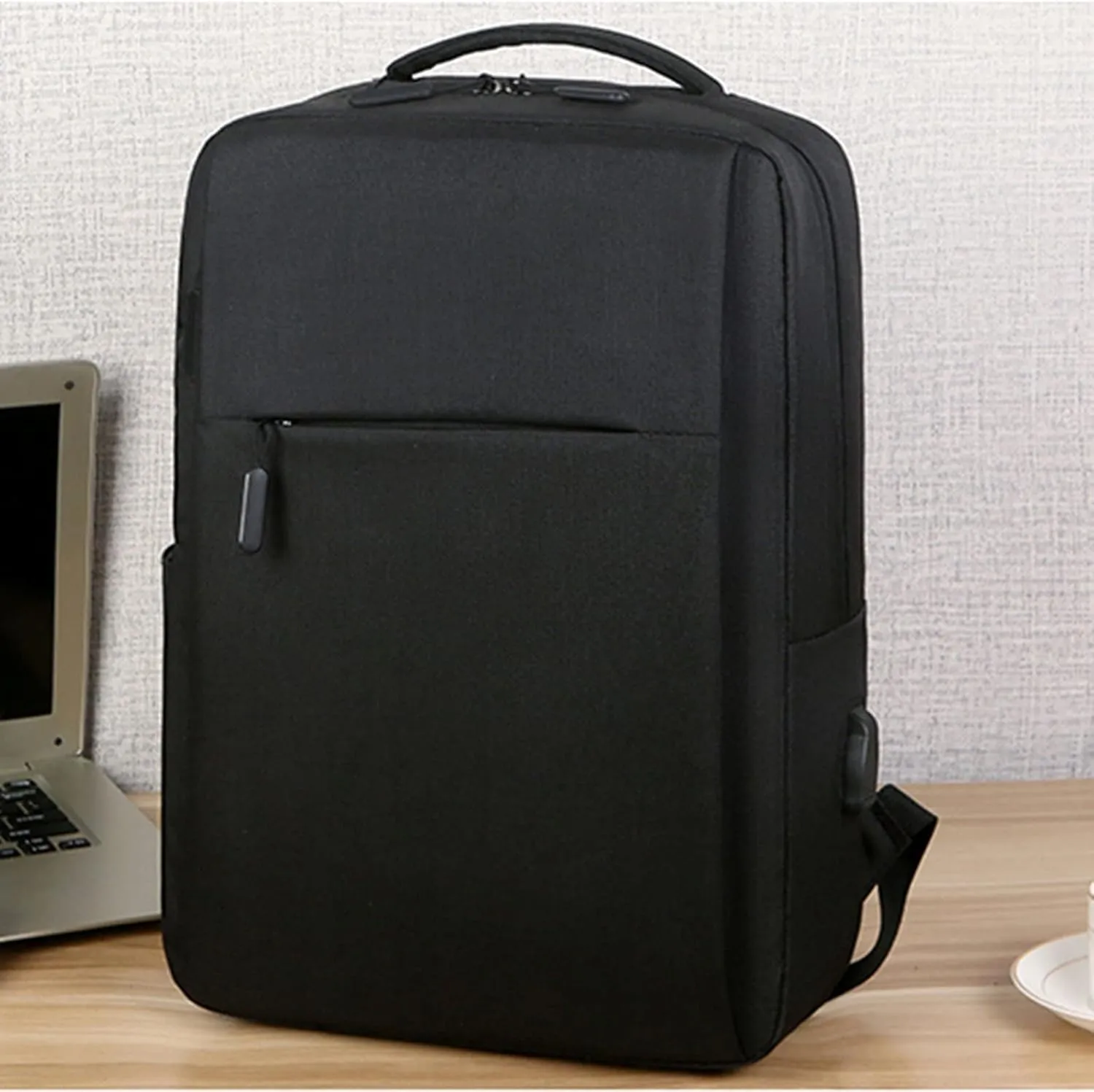 Women's Fashion Cloth Outdoor Travel Bag Travel Mini Backpacks for Teens Fashion Soft Leather Outdoor Backpack(Black)