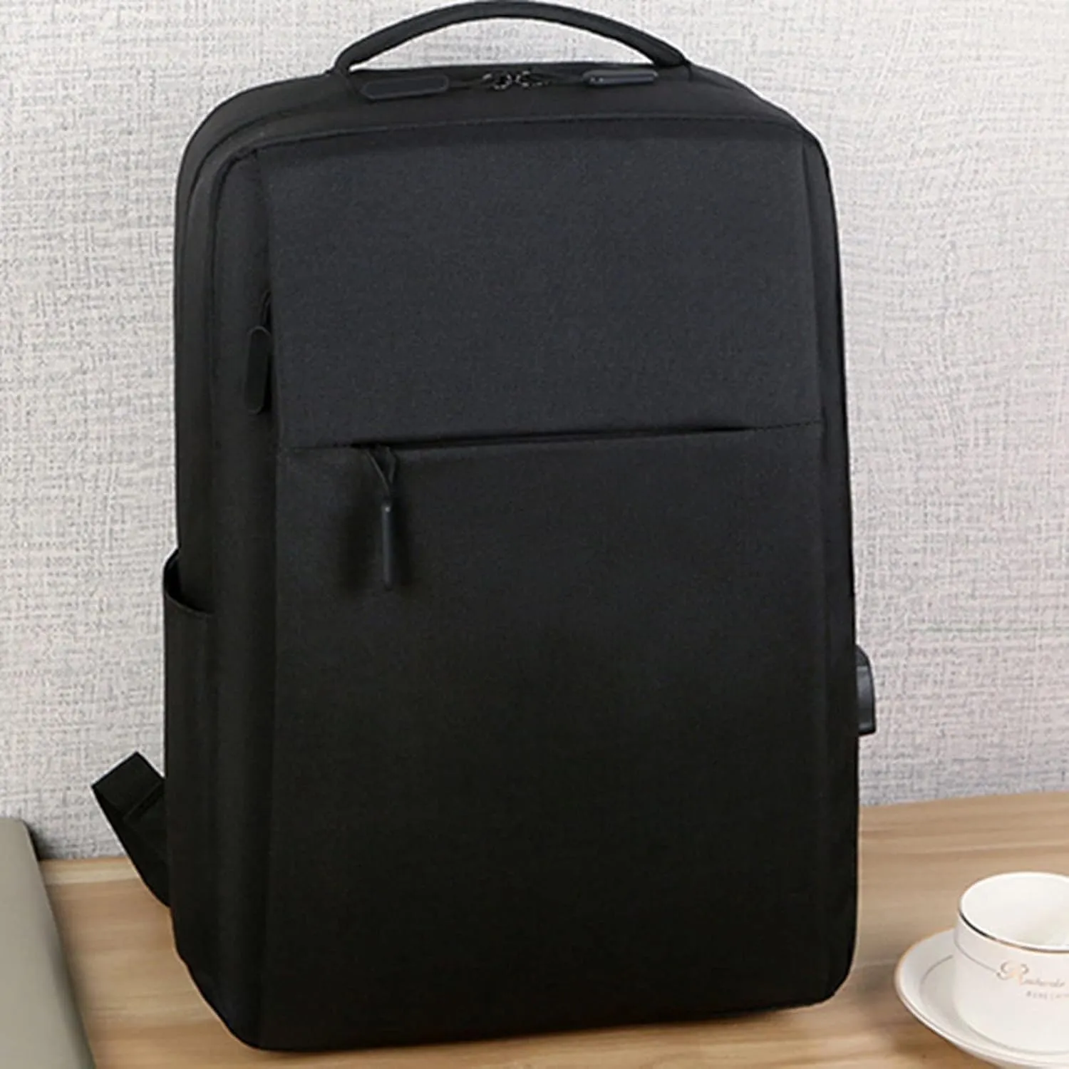 Women's Fashion Cloth Outdoor Travel Bag Travel Mini Backpacks for Teens Fashion Soft Leather Outdoor Backpack(Black)