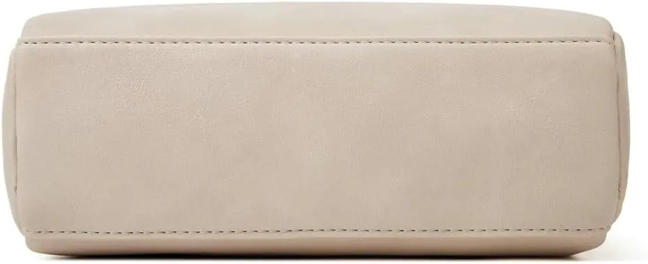 Women's Retro PU Leather Shoulder Crossbody Bag Small Totes Soft Handbag Fashion Purse Zipper Satchel