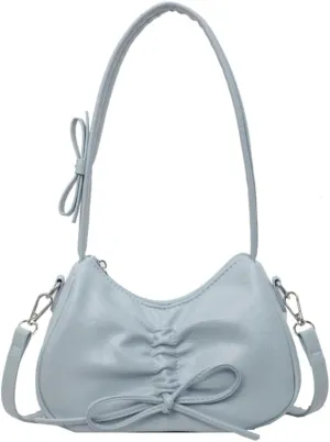 Womens Shoulder Crossbody Bag Trendy Vegan Leather Tote Dumpling Purses Y2k Small Handbag Armpit Bag Top Handle Satchel