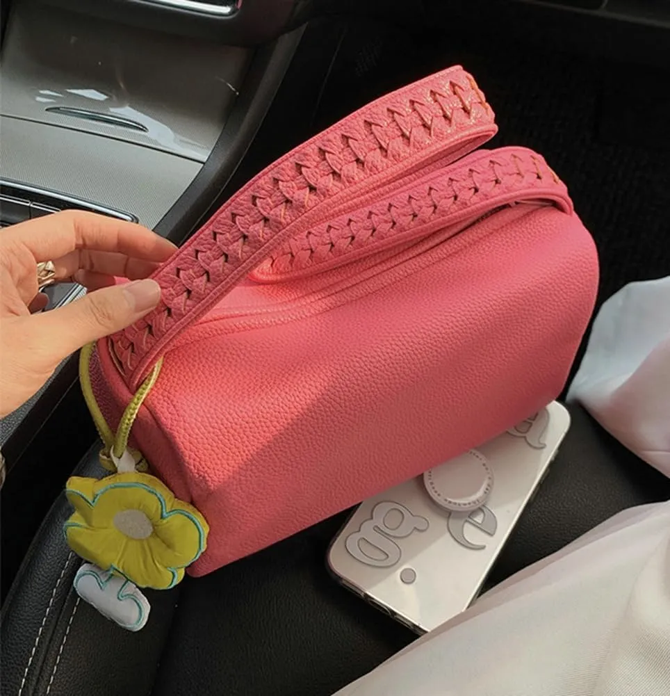 Women's Soft Vegan Leather Shoulder Bag Underarm Purse Top Handle Satchel Handbag Fashion Y2k Large Totes