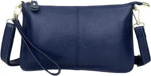 Women's Trendy Leather Shoulder Crossbody Bag Hobo Bag Small Square Purse Totes Soft Handbag Satchel Clutch
