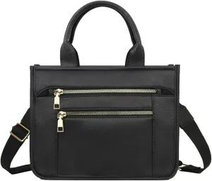 Womens Trendy Vegan Leather Tote Bag Large Checkered Shoulder Crossbody Purse Top Handle Handbags Work Travel Satchels