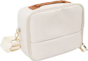 Yoidesu Large Capacity Camera Bag with Thickened Padding, Adjustable Strap Handle, Zipper, CP910 1200 1300 DSLR, Customizable Space, Camera (Beige)